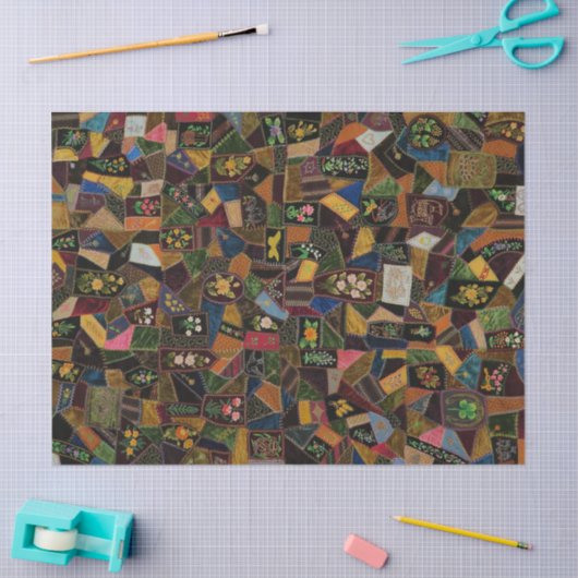  Crazy Quilt Tissuepapier (Craft)