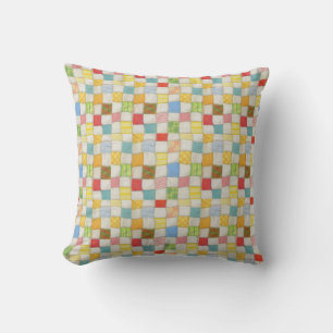 CRAZY QUILT Vierkante Worp Kussen
