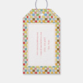 CRAZY QUILT Zakelijk Cadeau Labels Cadeaulabel (Achterkant)