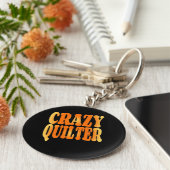 Crazy Quilter Sleutelhanger (Zijkant)