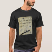 "Crazy" Quote Grunge Doodles T-shirt (Voorkant)