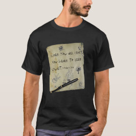 "Crazy" Quote Grunge Doodles T-shirt