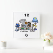 Crazy Radio Rig Wall klok met Call Sign (Huis)