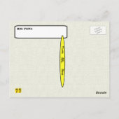 Crazy Radios en Owl QSL-kaart Briefkaart (Achterkant)