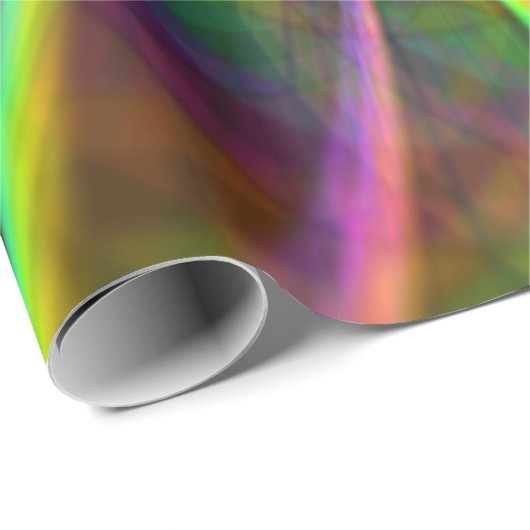 Crazy Rainbow Flower Cadeaupapier (Rol Hoek)