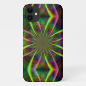 Crazy Rainbow Flower Case-Mate iPhone Case (Achterkant)