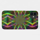 Crazy Rainbow Flower Case-Mate iPhone Case (Achterkant (horizontaal))