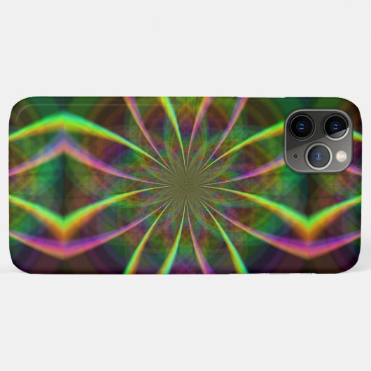 Crazy Rainbow Flower Case-Mate iPhone Case (Achterkant (horizontaal))