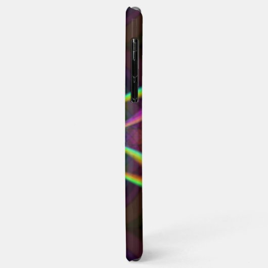 Crazy Rainbow Flower Case-Mate iPhone Case (Achterkant/links)