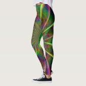Crazy Rainbow Flower Leggings (Links)