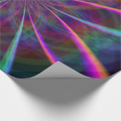 Crazy Rainbow Flower Two Cadeaupapier (Hoek)