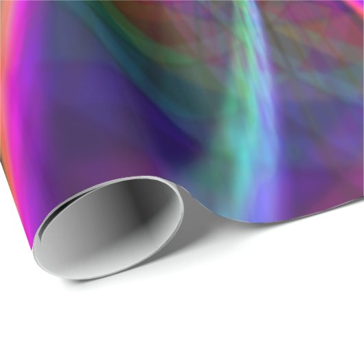 Crazy Rainbow Flower Two Cadeaupapier (Rol Hoek)