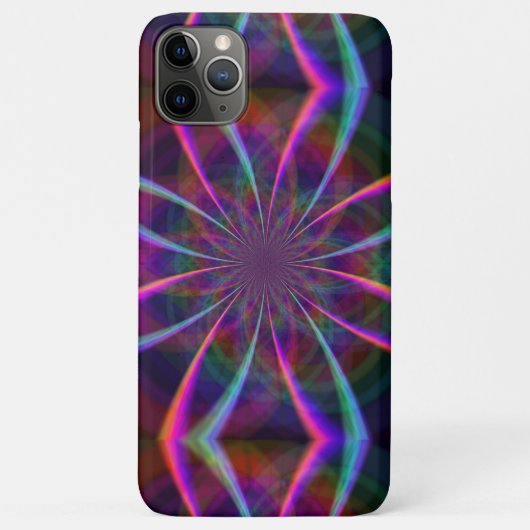 Crazy Rainbow Flower Two Case-Mate iPhone Case (Achterkant)