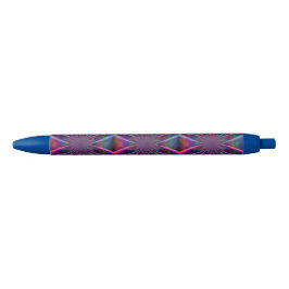 Crazy Rainbow Flower Two Zwarte Inkt Pen