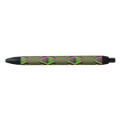 Crazy Rainbow Flower Zwarte Inkt Pen (Voorkant)