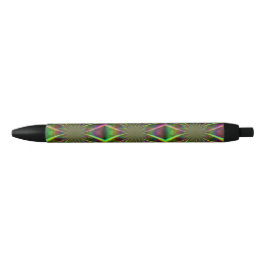 Crazy Rainbow Flower Zwarte Inkt Pen