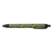 Crazy Rainbow Flower Zwarte Inkt Pen (Bodem)