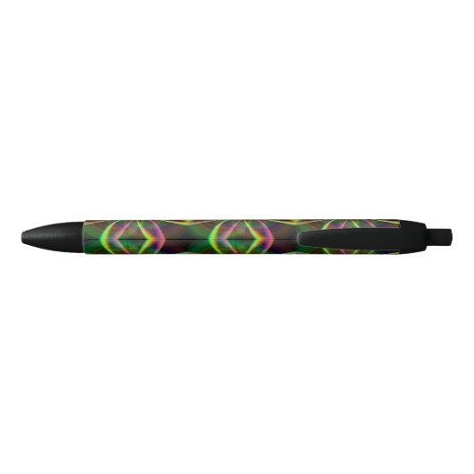 Crazy Rainbow Flower Zwarte Inkt Pen (Achterkant)