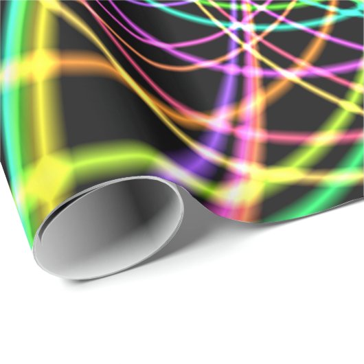 Crazy Rainbow Spiral Cadeaupapier (Rol Hoek)