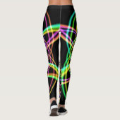 Crazy Rainbow Spiral Leggings (Achterkant)