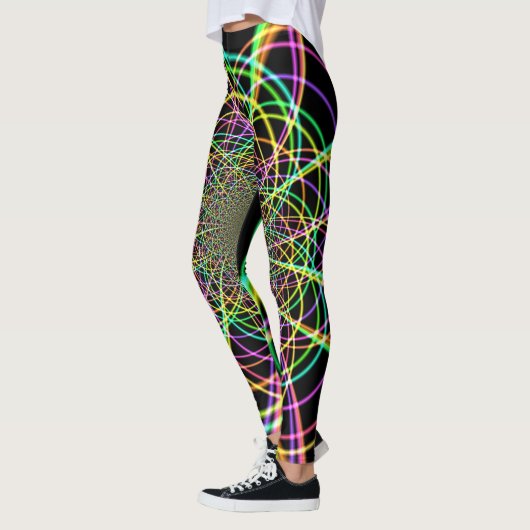 Crazy Rainbow Spiral Leggings (Links)