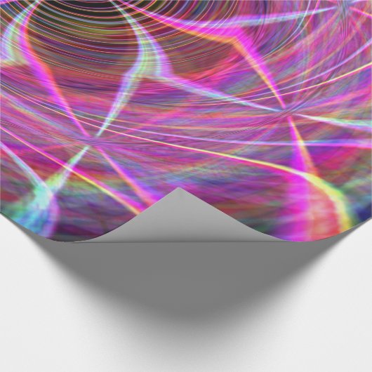 Crazy Rainbow Spiral Two Cadeaupapier (Hoek)