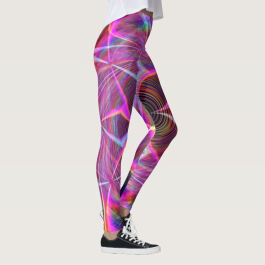 Crazy Rainbow Spiral Two Leggings (Rechts)