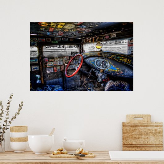 Crazy Rat Interior Poster (Keuken)