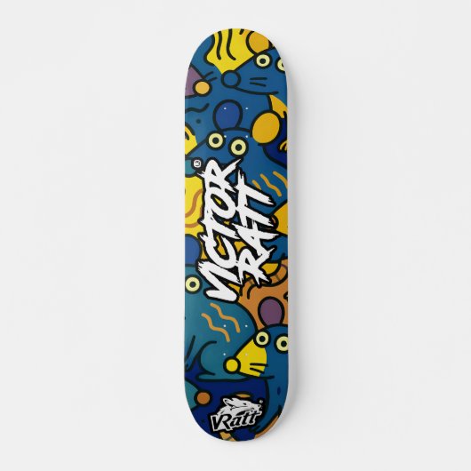 CRAZY RATS PERSOONLIJK SKATEBOARD (Voorkant)