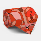 Crazy Red-1 Stropdas (Opgerold)