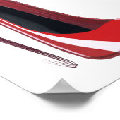 Crazy Red Hiel Stiletto Shoe Art Poster (Hoek)