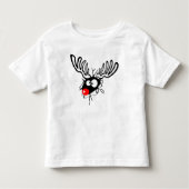 Crazy Red Nosed Reindester Kinder Shirts (Voorkant)