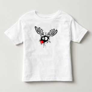 Crazy Red Nosed Reindester Kinder Shirts