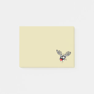 Crazy Red Nosed Reindester Post-it® Notes