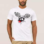 Crazy Red Nosed Reindester T-shirt (Voorkant)
