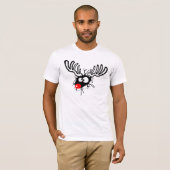 Crazy Red Nosed Reindester T-shirt (Voorkant volledig)