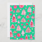 Crazy Red Snoep Kerst Kaart (Achterkant)