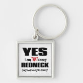 Crazy Rednek Sleutelhanger (Voorkant)