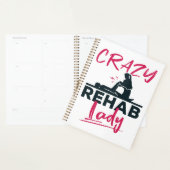 Crazy Rehab Lady Fysieke Therapist Planner (Display)