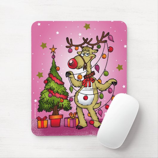 CRAZY REINDEER MUISMAT (Met muis)