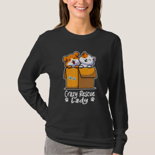 Crazy Rescue Lady Dier Vrouwen T-shirt