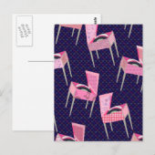 Crazy Retro Record Player Patroon Briefkaart (Voorkant / Achterkant)