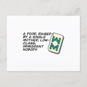 Crazy Rich Asians Mahjong scène citeert Classic Briefkaart