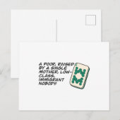 Crazy Rich Asians Mahjong scène citeert Classic Briefkaart (Voorkant / Achterkant)