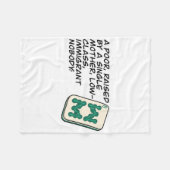 Crazy Rich Asians Mahjong scène citeert Classic Fleece Deken (Voorkant (Horizontaal))