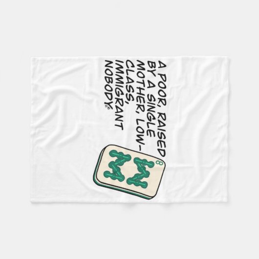 Crazy Rich Asians Mahjong scène citeert Classic Fleece Deken (Voorkant (Horizontaal))