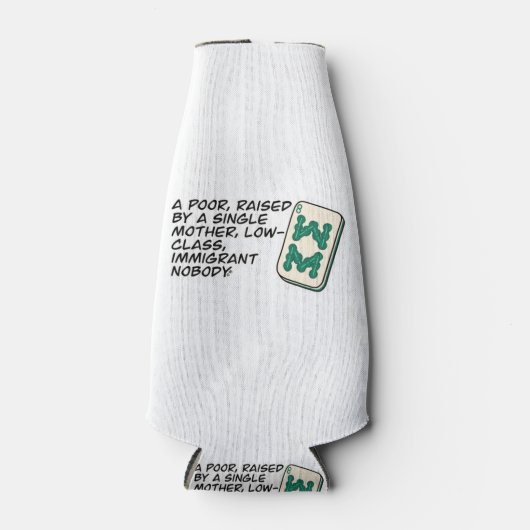 Crazy Rich Asians Mahjong scène citeert Classic Flesjeskoeler (Voorkant)