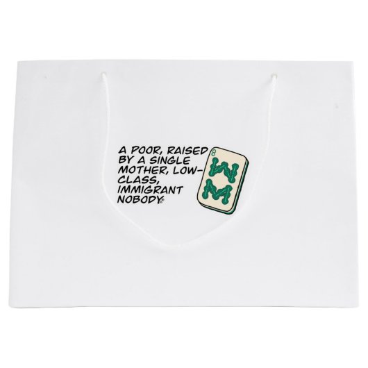 Crazy Rich Asians Mahjong scène citeert Classic Groot Cadeauzakje (Voorkant)