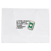 Crazy Rich Asians Mahjong scène citeert Classic Groot Cadeauzakje (Achterkant)