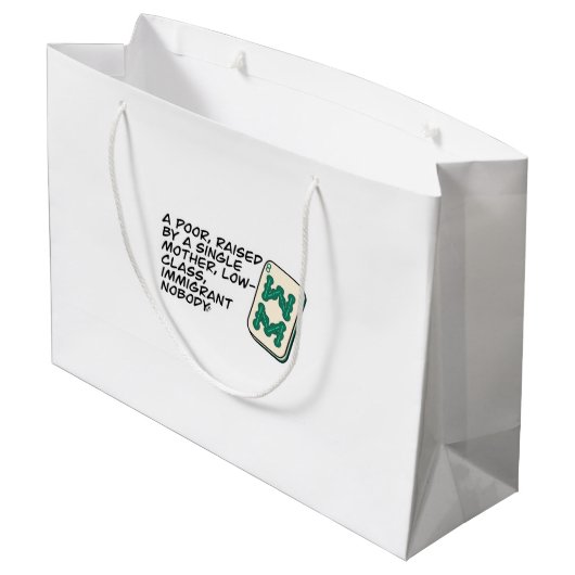 Crazy Rich Asians Mahjong scène citeert Classic Groot Cadeauzakje (Achterkant Gekanteld)